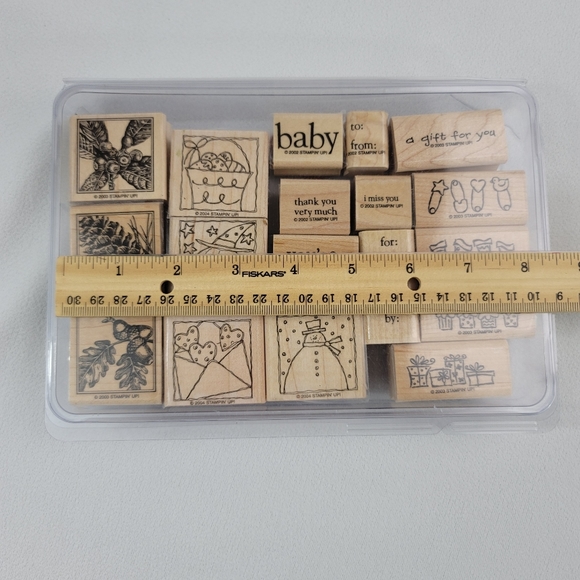 Stampin Up! Lot Of Rubber Stamps - Picture 11 of 13